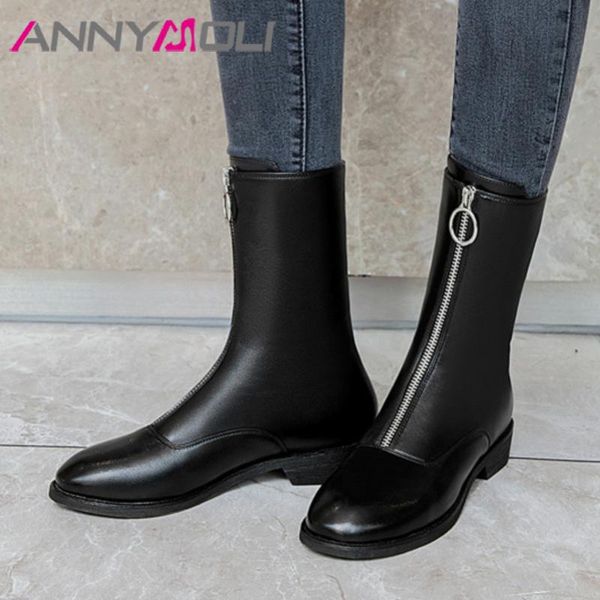 boots annymoli woman low heel ankle zip chunky short round toe female shoes autumn winter black large size 43
boots annymoli woman low heel ankle zip chunky short round toe female shoes autumn winter black large size 43