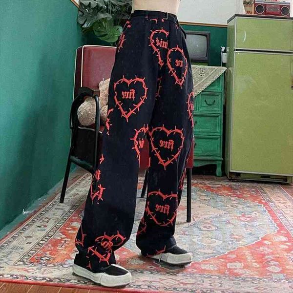 vintage streetwear handsome dark love printing loose boyfriend casual straight pants female trousers harajuku sweatpants, Black;white
vintage streetwear handsome dark love printing loose boyfriend casual straight pants female trousers harajuku sweatpants, Black;white