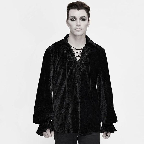 vintage men shirts male blouse gothic black solid color mens v neck men clothing long sleeve shirt, White;black
vintage men shirts male blouse gothic black solid color mens v neck men clothing long sleeve shirt, White;black