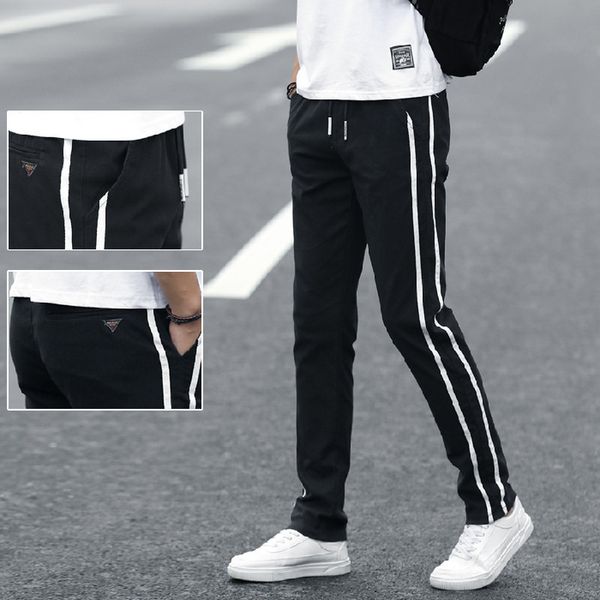 ice silk men's trend loose summer sports 2020 new ribbon casual pants elastic waist thin, Black
ice silk men's trend loose summer sports 2020 new ribbon casual pants elastic waist thin, Black