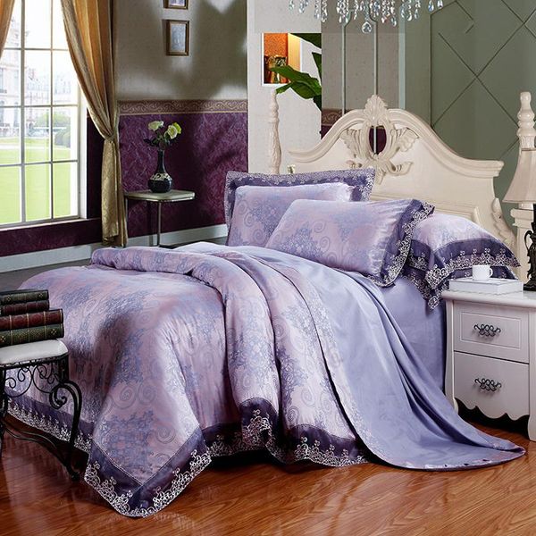 bedding sets home jacquard 100% cotton luxury satin silk 4pcs/set duvet cover bed sheet linen set king size bedclothes discount
bedding sets home jacquard 100% cotton luxury satin silk 4pcs/set duvet cover bed sheet linen set king size bedclothes discount
