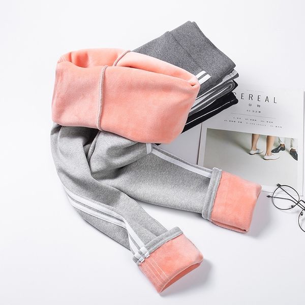 fashion casual cotton velvet leggings women fall winter side stripes sporting fitness leggings pants warm thick leggings 201031, Black;white
fashion casual cotton velvet leggings women fall winter side stripes sporting fitness leggings pants warm thick leggings 201031, Black;white