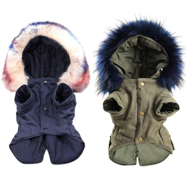 warm winter dog clothes luxury fur dog coat hoodies for small medium windproof pet clothing thicken puppy jacket
warm winter dog clothes luxury fur dog coat hoodies for small medium windproof pet clothing thicken puppy jacket