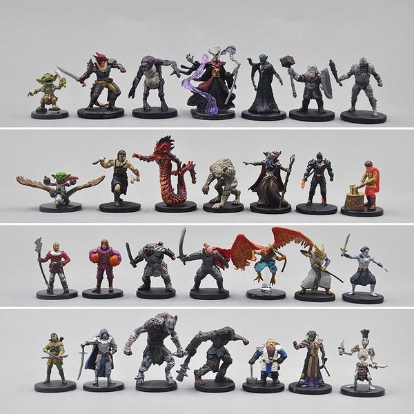 trpg miniature game elf dwarf warrior priest warlock rogue giant dungeons monster undead creature beast dragons figure y200421
trpg miniature game elf dwarf warrior priest warlock rogue giant dungeons monster undead creature beast dragons figure y200421