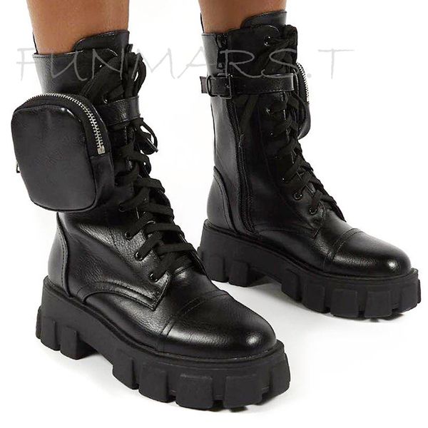 new chunky fashion pocket platform ankle female sole pouch motorcycle boots shoes women botas mujer 201123, Black
new chunky fashion pocket platform ankle female sole pouch motorcycle boots shoes women botas mujer 201123, Black