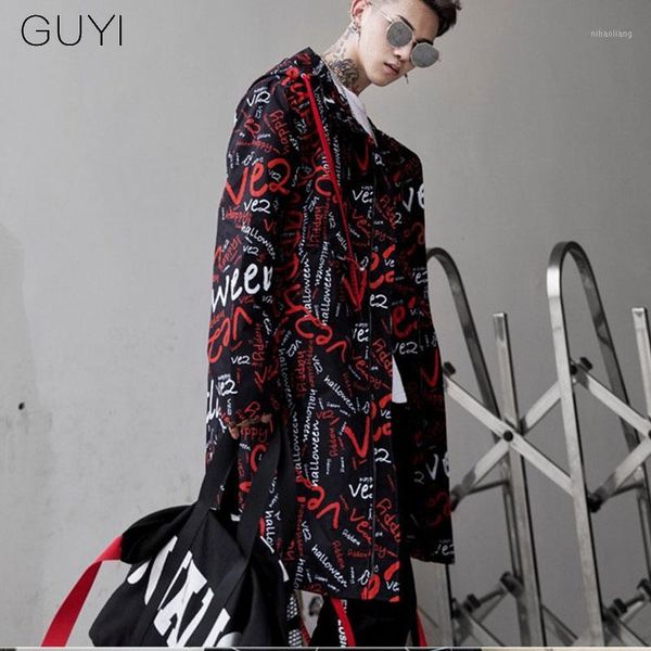 men's trench coats hip hop letter print hooded ribbons jacket coat for men gothic punk long male cloak overcoat mens streetwear windbre, Tan;black
men's trench coats hip hop letter print hooded ribbons jacket coat for men gothic punk long male cloak overcoat mens streetwear windbre, Tan;black