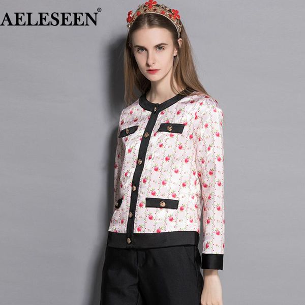 aeleseen luxury ladies jacket girl fashion 2020 autumn winter rose print jacket pocket long sleeve short floral, Black;brown
aeleseen luxury ladies jacket girl fashion 2020 autumn winter rose print jacket pocket long sleeve short floral, Black;brown