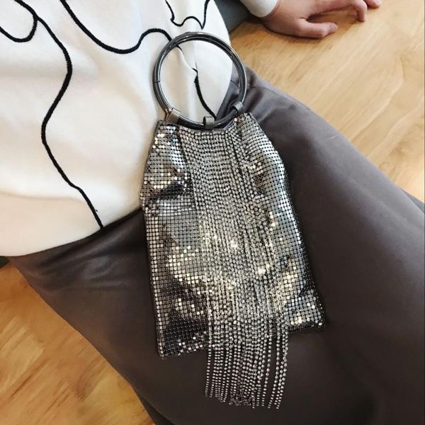 evening bags silver tassel rhinestone luxury bag women designer ring handbag sequins chains bling clutch purse female mini
evening bags silver tassel rhinestone luxury bag women designer ring handbag sequins chains bling clutch purse female mini