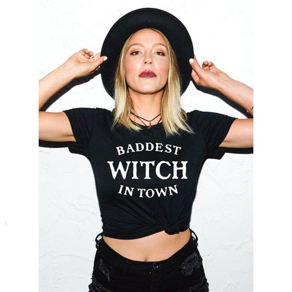 baddest witch in town t-shirt funny cool girl crewneck black hipster tee women's clothing letter print halloween gift tshirt, White
baddest witch in town t-shirt funny cool girl crewneck black hipster tee women's clothing letter print halloween gift tshirt, White