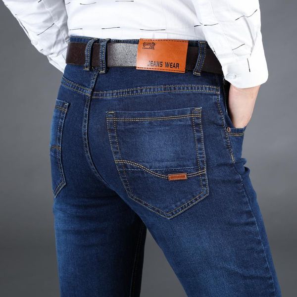 tide new men business style slim fit straight jeans fashion classic blue black male stretch casual denim trousers plus size 51
tide new men business style slim fit straight jeans fashion classic blue black male stretch casual denim trousers plus size 51