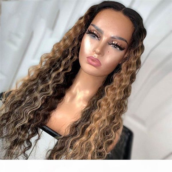 jaymay highlight lace front human hair wigs pre plucked ombre honey blonde lace front wig deep curly wigs 13x5x1frontal wig, Black;brown
jaymay highlight lace front human hair wigs pre plucked ombre honey blonde lace front wig deep curly wigs 13x5x1frontal wig, Black;brown