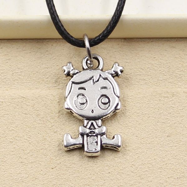 tibetan silver color pendant baby girl necklace choker charm black leather cord factory price handmade jewelry 8u0q
tibetan silver color pendant baby girl necklace choker charm black leather cord factory price handmade jewelry 8u0q