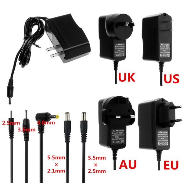 5v 2a ac charger power supply 2.5mm 3.5mm 4.0mm 5.5mm converter adapter + cable for phone for tablet pc for ip camera
5v 2a ac charger power supply 2.5mm 3.5mm 4.0mm 5.5mm converter adapter + cable for phone for tablet pc for ip camera