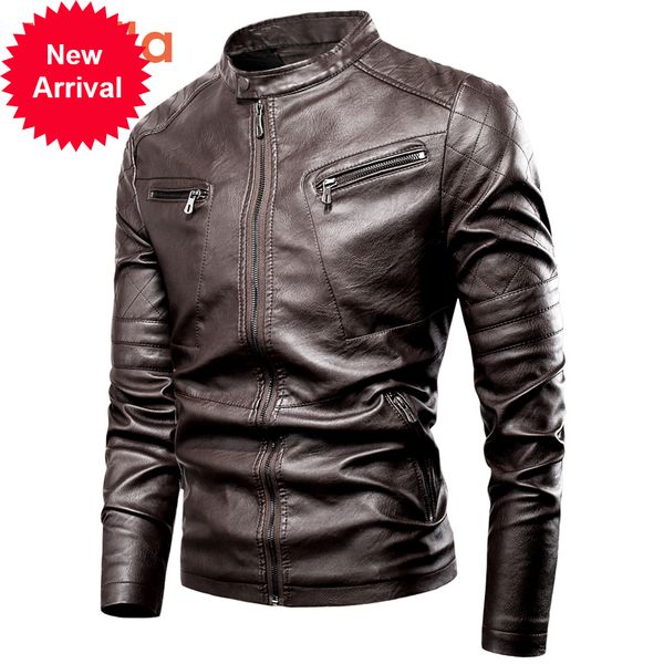 2021 new men's spring new motor casual vintage leater autumn biker rivet pockets pu leather jacket coat men l1oj, Black
2021 new men's spring new motor casual vintage leater autumn biker rivet pockets pu leather jacket coat men l1oj, Black