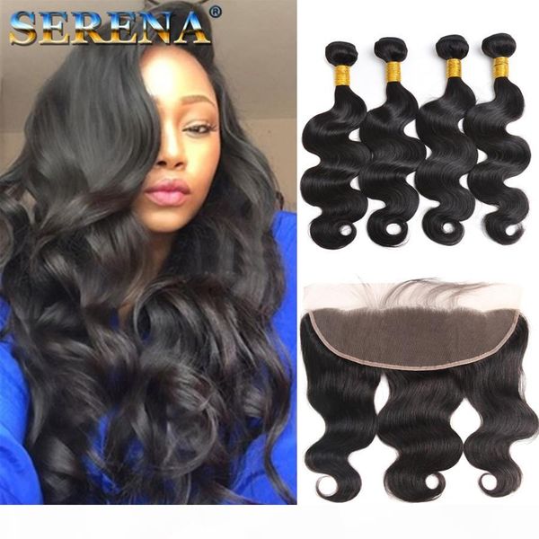 8a brazilian virgin hair body wave 4 bundles with ear to ear frontal unprocessed 4 bundles with closure wet and wavy human hair extension, Black;brown
8a brazilian virgin hair body wave 4 bundles with ear to ear frontal unprocessed 4 bundles with closure wet and wavy human hair extension, Black;brown
