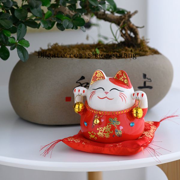 5 inch ceramic japan eight real money lucky cat ceramic ornament cute fat happy maneki neko piggy bank for home decor toy gift d1031, Black
5 inch ceramic japan eight real money lucky cat ceramic ornament cute fat happy maneki neko piggy bank for home decor toy gift d1031, Black
