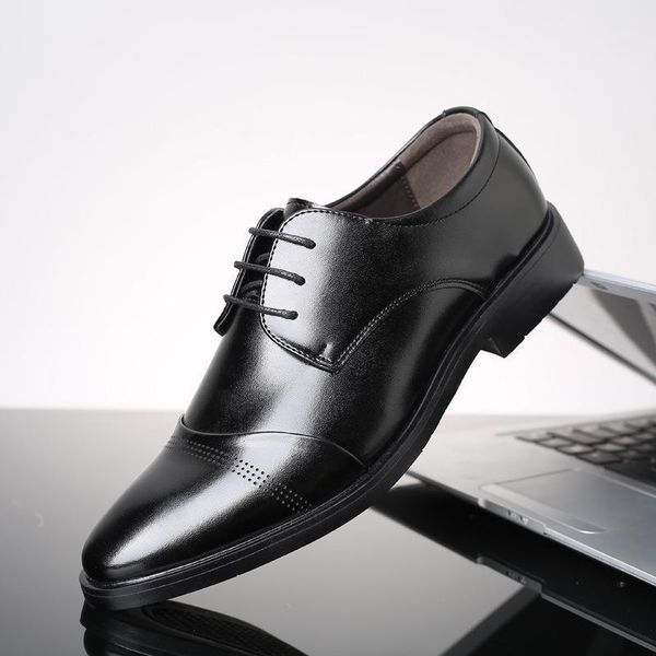 men business shoes formal pu leather casual shoes men dress office big size 48 male breathable footwear1, Black
men business shoes formal pu leather casual shoes men dress office big size 48 male breathable footwear1, Black