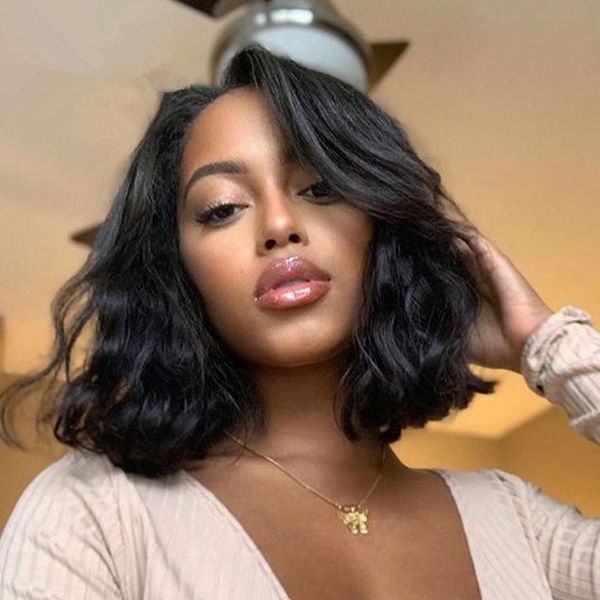 13x6 bob lace front wigs for women short brazilian brown wavy lace front human hair wigs 150 density, Black;brown
13x6 bob lace front wigs for women short brazilian brown wavy lace front human hair wigs 150 density, Black;brown