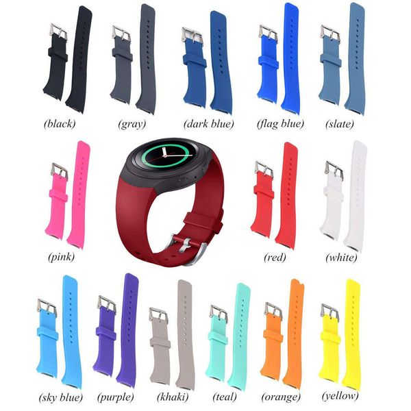 suitable for samsung gear s2 r720 r730 smart watch wristband, breathable silicone replacement wristband
suitable for samsung gear s2 r720 r730 smart watch wristband, breathable silicone replacement wristband