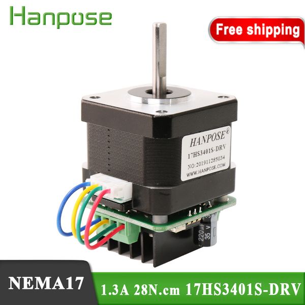 nema17 stepping motor drive module integrated 17hs3401s-drv 1.3a 28n.cm suit motor control board manufacturer for 3d printer
nema17 stepping motor drive module integrated 17hs3401s-drv 1.3a 28n.cm suit motor control board manufacturer for 3d printer