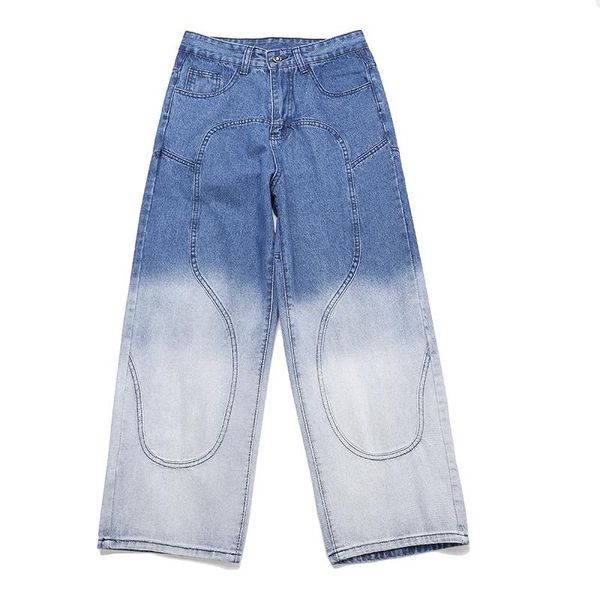 high street washed gradient loose jeans pants men and women straight hip hop casual denim trousers streetwear baggy track pants bbyhvf, Black
high street washed gradient loose jeans pants men and women straight hip hop casual denim trousers streetwear baggy track pants bbyhvf, Black