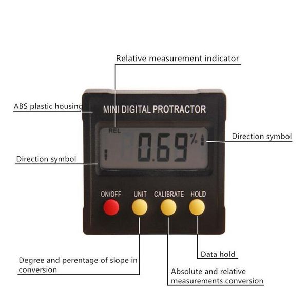 ruitool 360 degree mini digital protractor inclinometer electronic level box magnetic bas wmtlni toys2010
ruitool 360 degree mini digital protractor inclinometer electronic level box magnetic bas wmtlni toys2010