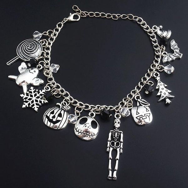 nightmare before christmasb bracelet halloween jack skellington sally snowflakes skull pumpkin bangle bracelet christmas gifts, Black
nightmare before christmasb bracelet halloween jack skellington sally snowflakes skull pumpkin bangle bracelet christmas gifts, Black