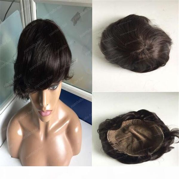 7x9 full lace men toupee 1b color natural wave brazilian hair toupee 6inch short hair, Black
7x9 full lace men toupee 1b color natural wave brazilian hair toupee 6inch short hair, Black
