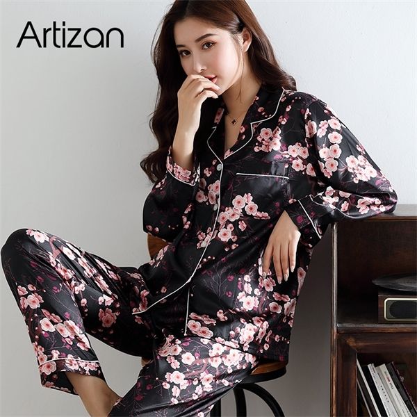 satin silk pajamas for women's set pyjamas button pigiama donna pjs winter mujer pijama sleepwear nightwear pizama damska 2pcs q1217, Black;red
satin silk pajamas for women's set pyjamas button pigiama donna pjs winter mujer pijama sleepwear nightwear pizama damska 2pcs q1217, Black;red