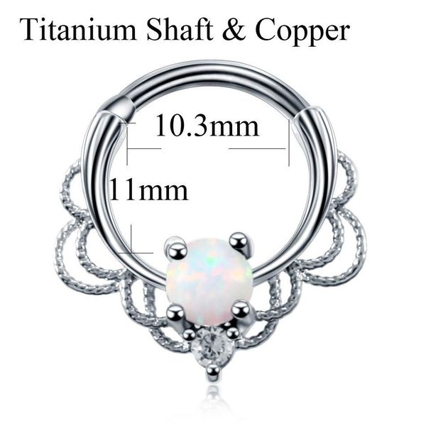 new arrival opal stone nose stud septum clicker rings opal ball closure lip ear tragus piercing belly rings earring jewelry q sqccfx, Silver
new arrival opal stone nose stud septum clicker rings opal ball closure lip ear tragus piercing belly rings earring jewelry q sqccfx, Silver