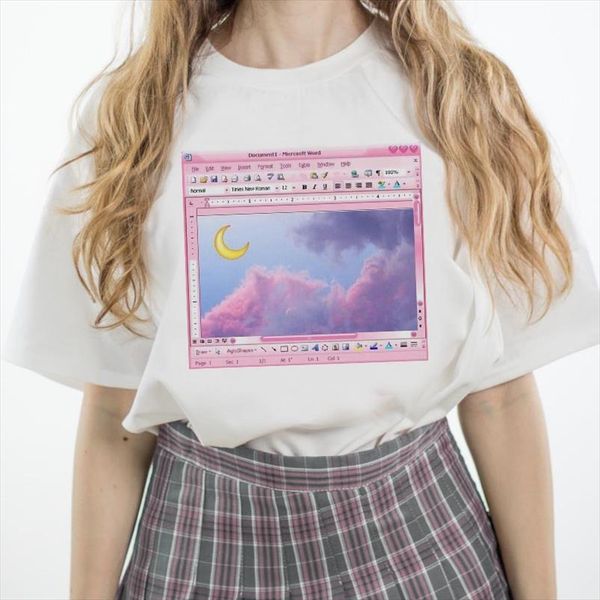 gothic sailor moon cute pink harajuku summer female short sleeve letter cartoon print casual ins female t shirt, White
gothic sailor moon cute pink harajuku summer female short sleeve letter cartoon print casual ins female t shirt, White