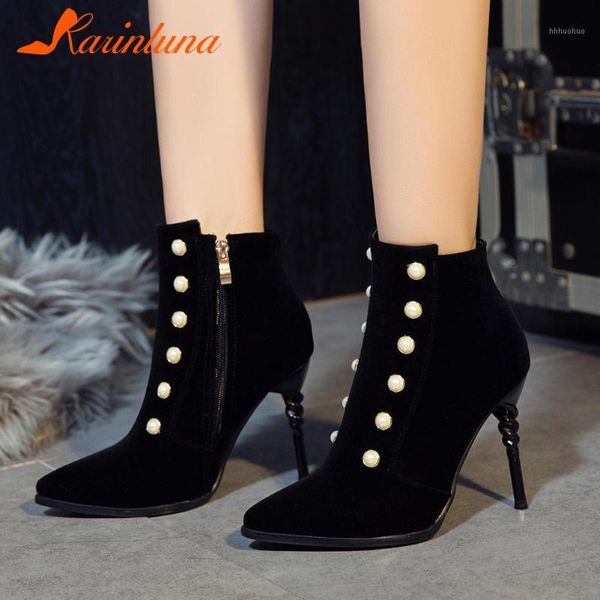 boots shoes women plus size 31-48 pointed toe thin heels zip ankle female metal decoration1, Black
boots shoes women plus size 31-48 pointed toe thin heels zip ankle female metal decoration1, Black