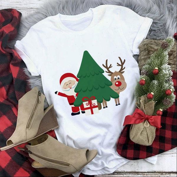 korean christmas tree women t shirt fashion deer print tshirt funny t shirt harajuku summer tee shirt femme, White
korean christmas tree women t shirt fashion deer print tshirt funny t shirt harajuku summer tee shirt femme, White