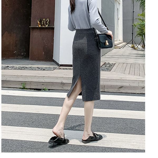 new 2021 autumn bodycon elastic thin pencils skirts for women's knitted or crocheted skirt y292 nj2y 5y9q, Black
new 2021 autumn bodycon elastic thin pencils skirts for women's knitted or crocheted skirt y292 nj2y 5y9q, Black