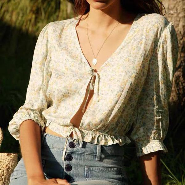 women shirt 2020 spring and autumn new shirts fashion casual printed harf sleeved cardigan ruffled floral shirt1, White
women shirt 2020 spring and autumn new shirts fashion casual printed harf sleeved cardigan ruffled floral shirt1, White