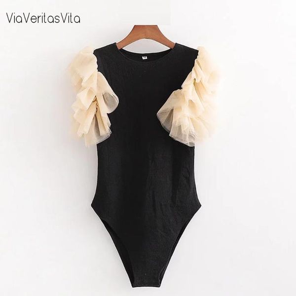women's jumpsuits & rompers spring womens skinny bodysuit mesh flare sleeve knitted playsuit slim fit zoravicky female stretchy black 2, Black;white
women's jumpsuits & rompers spring womens skinny bodysuit mesh flare sleeve knitted playsuit slim fit zoravicky female stretchy black 2, Black;white