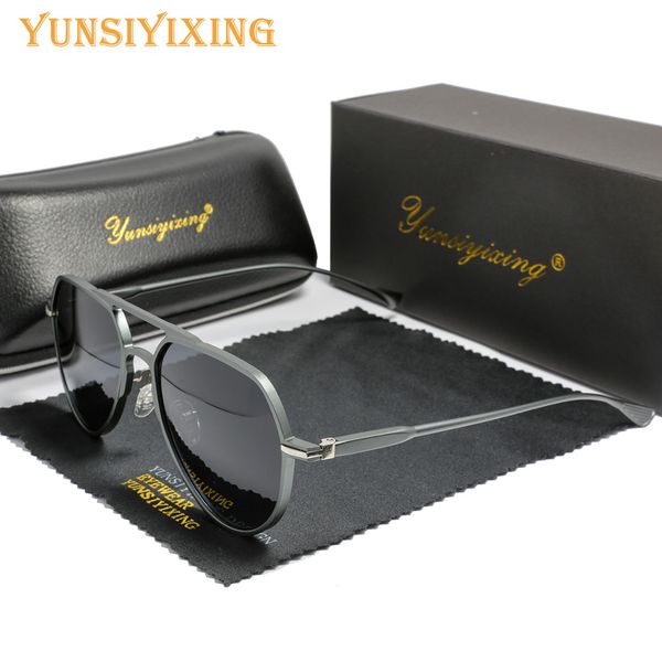 ysyx polarized men's sunglasses vintage aluminum magnesium glasses for men/women outdoors driving eyewear gafas de sol ys6530
ysyx polarized men's sunglasses vintage aluminum magnesium glasses for men/women outdoors driving eyewear gafas de sol ys6530