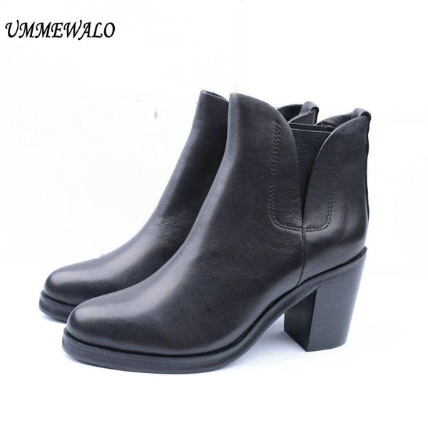 boots ummewalo women genuine leather high heel qualiy pointed toe shoes ladies casual autumn winter botines mujer, Black
boots ummewalo women genuine leather high heel qualiy pointed toe shoes ladies casual autumn winter botines mujer, Black