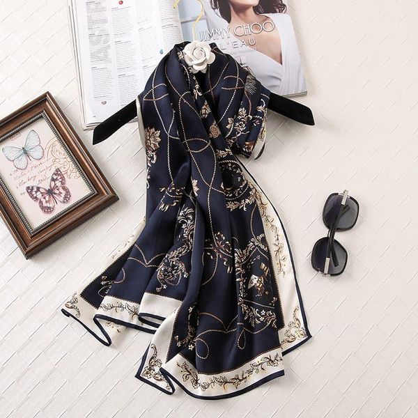 natural pure print long 100% silk scarf women shawl wrap female pure real silk scarf floral beach bandana lady gift, Blue;gray
natural pure print long 100% silk scarf women shawl wrap female pure real silk scarf floral beach bandana lady gift, Blue;gray