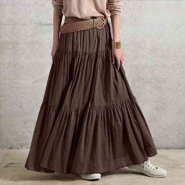 Spring Autumn Long Skirts Vintage Womens Ruffles Skirt Solid Casual Loose Elastic Waist Skirts Oversize Female Bottoms 5xl, Black
Spring Autumn Long Skirts Vintage Womens Ruffles Skirt Solid Casual Loose Elastic Waist Skirts Oversize Female Bottoms 5xl, Black