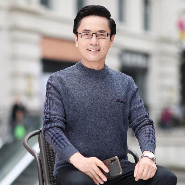 men's sweaters 100% pure cashmere men half turtleneck sweater thicken casual warm father's knitted sweatercoat, White;black
men's sweaters 100% pure cashmere men half turtleneck sweater thicken casual warm father's knitted sweatercoat, White;black