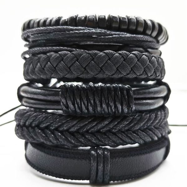 black bead handmade men bracelets 6pcs/set brown weave fashion rope wrap pu leather bracelets women jewelry acc jllvkf, Golden;silver
black bead handmade men bracelets 6pcs/set brown weave fashion rope wrap pu leather bracelets women jewelry acc jllvkf, Golden;silver