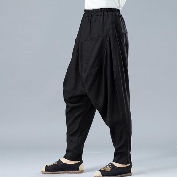 2021 of lines baggy hare men in hip hop boho alibaba cross-pants desert casual male linen pants psv3, Black
2021 of lines baggy hare men in hip hop boho alibaba cross-pants desert casual male linen pants psv3, Black