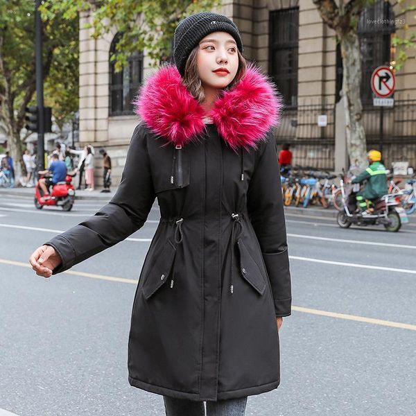 women's down & parkas thick jacket women winter 2021 hooded outerwear coats female long casual warm large size parka1, Black
women's down & parkas thick jacket women winter 2021 hooded outerwear coats female long casual warm large size parka1, Black