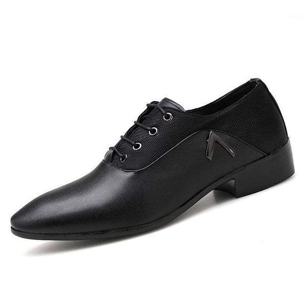 dress shoes brand men quality wedding pointy breather formal lace-up fashion business oxford1, Black 
dress shoes brand men quality wedding pointy breather formal lace-up fashion business oxford1, Black