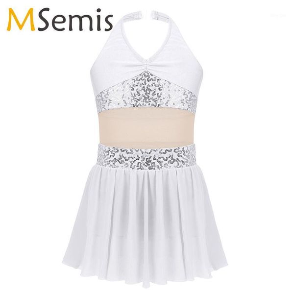 girls lyrical dance costumes sleeveless halter sequins stretchy mesh splice leotard dress for modern contemporary ballroom dance1, Black;red
girls lyrical dance costumes sleeveless halter sequins stretchy mesh splice leotard dress for modern contemporary ballroom dance1, Black;red