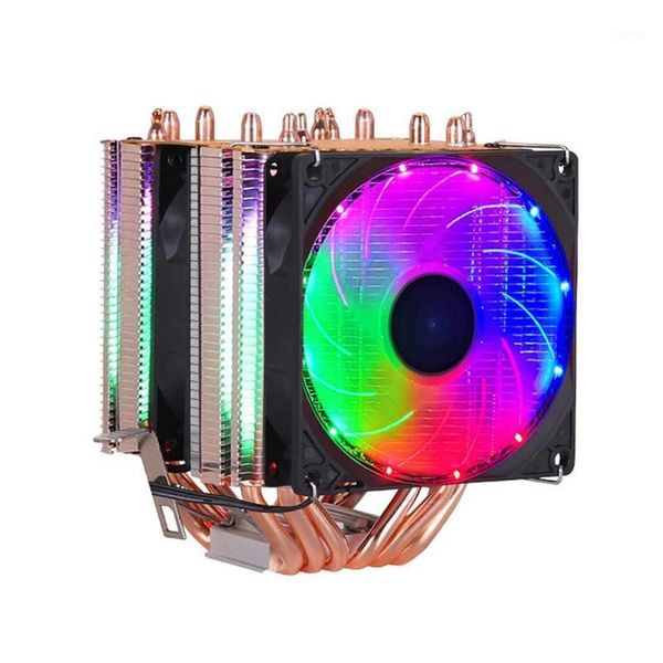 brand new 6 heat-pipes rgb cpu cooler 3pin 4pin 2 fan for lga 1150 1155 1156 1200 x58 x79 x99 motherboard am2/am3/am41
brand new 6 heat-pipes rgb cpu cooler 3pin 4pin 2 fan for lga 1150 1155 1156 1200 x58 x79 x99 motherboard am2/am3/am41