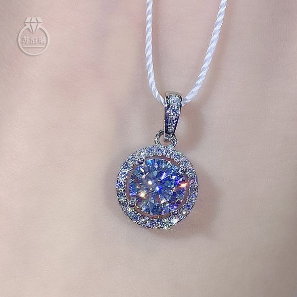 real moissanite pendant necklace 1ct 2ct 3ct circular style lab diamond pendant for women wedding party anniversary gif, Silver
real moissanite pendant necklace 1ct 2ct 3ct circular style lab diamond pendant for women wedding party anniversary gif, Silver