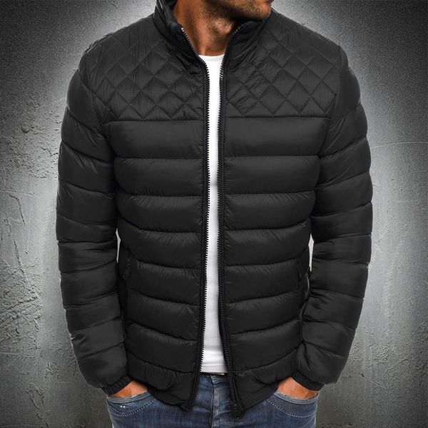 2021 New Autumn Argyle Pattern Parka Bubble Men Fall Fashion Slim Fit Coat Cotton Padded Jacket TCCJ, Black
2021 New Autumn Argyle Pattern Parka Bubble Men Fall Fashion Slim Fit Coat Cotton Padded Jacket TCCJ, Black