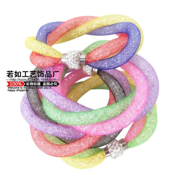 charm bracelets 2021 selling three layers braided mesh filled with resin rhinestone bracelet lady love magnetic buckle, Golden;silver
charm bracelets 2021 selling three layers braided mesh filled with resin rhinestone bracelet lady love magnetic buckle, Golden;silver